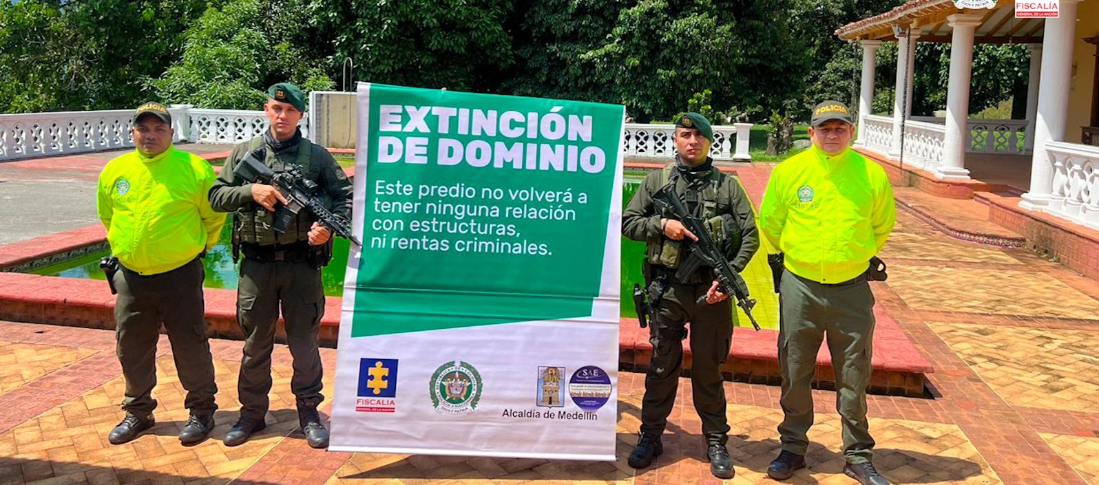 Las fincas habrían sido adquiridas con dineros del narcotráfico.