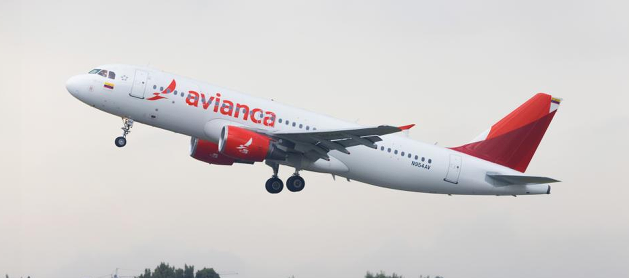 Avión de Avianca. 