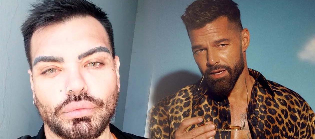 Fran Mariano y Ricky Martin.