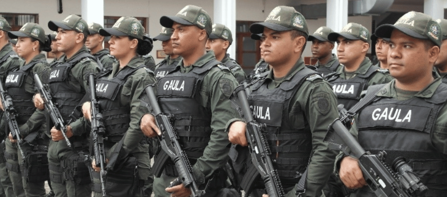 Gaula de la Policía Nacional.