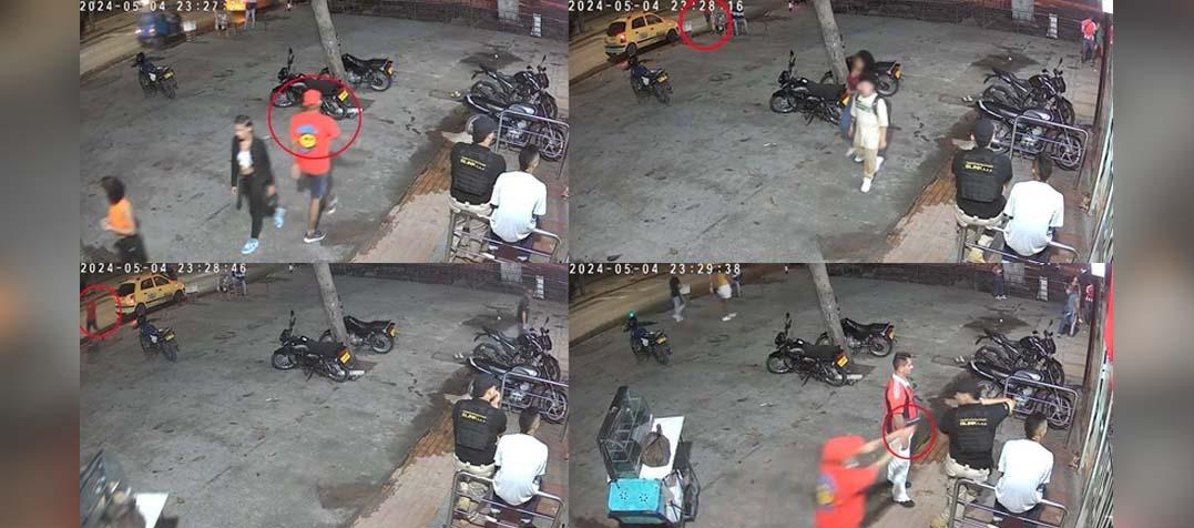 Secuencia del ataque armado.