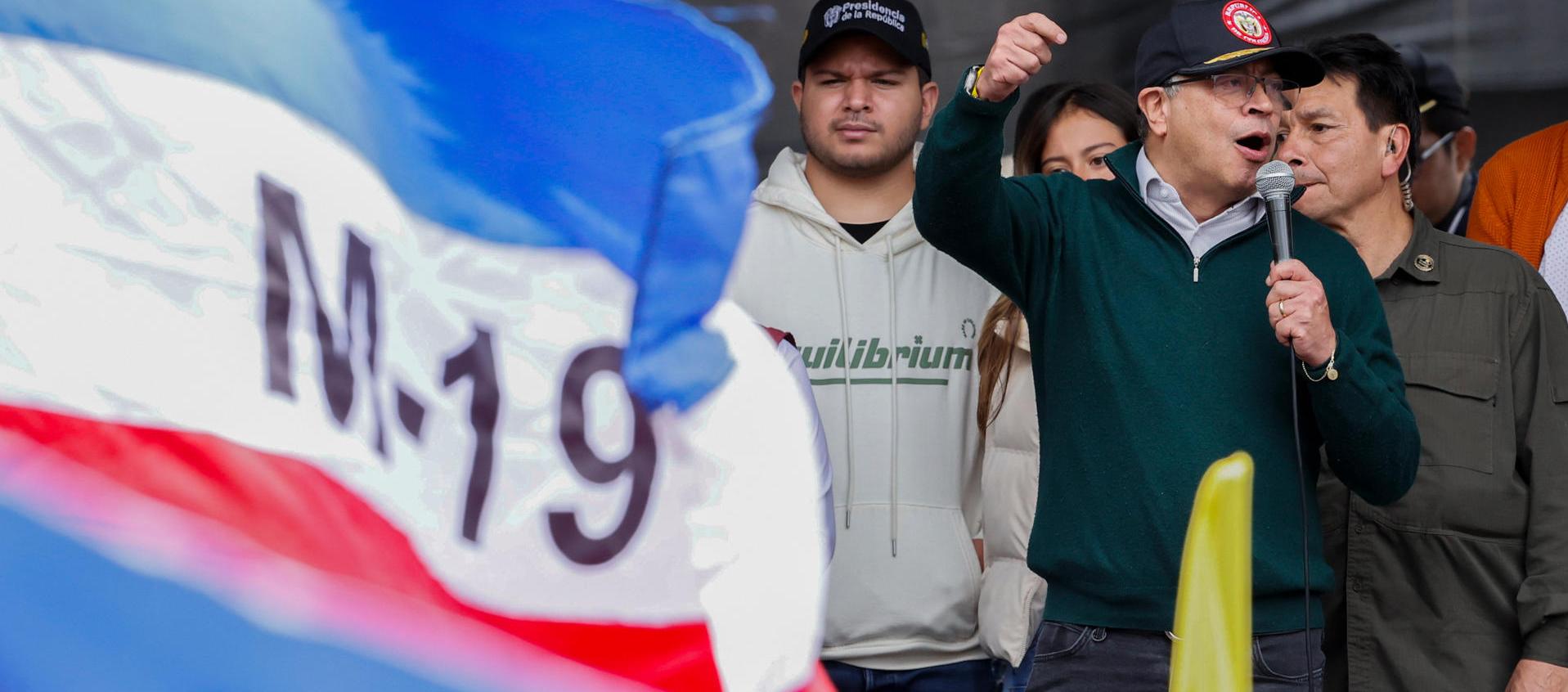 Gustavo Petro este 1o. de mayo