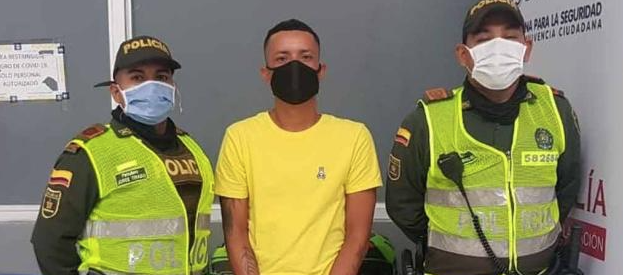 Jorge Manuel Maestre Cervantes, cuando fue capturado. 