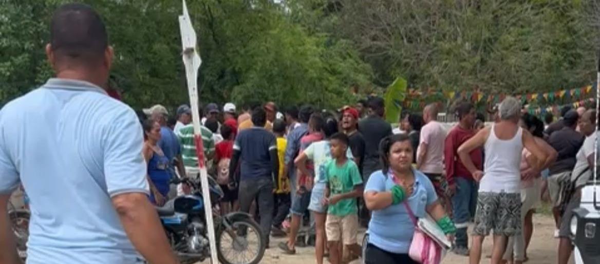 Lugar donde fue baleado el vendedor de jugo. 