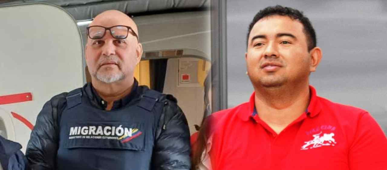 Salvatore Mancuso y Jorge Luis Alfonso López.