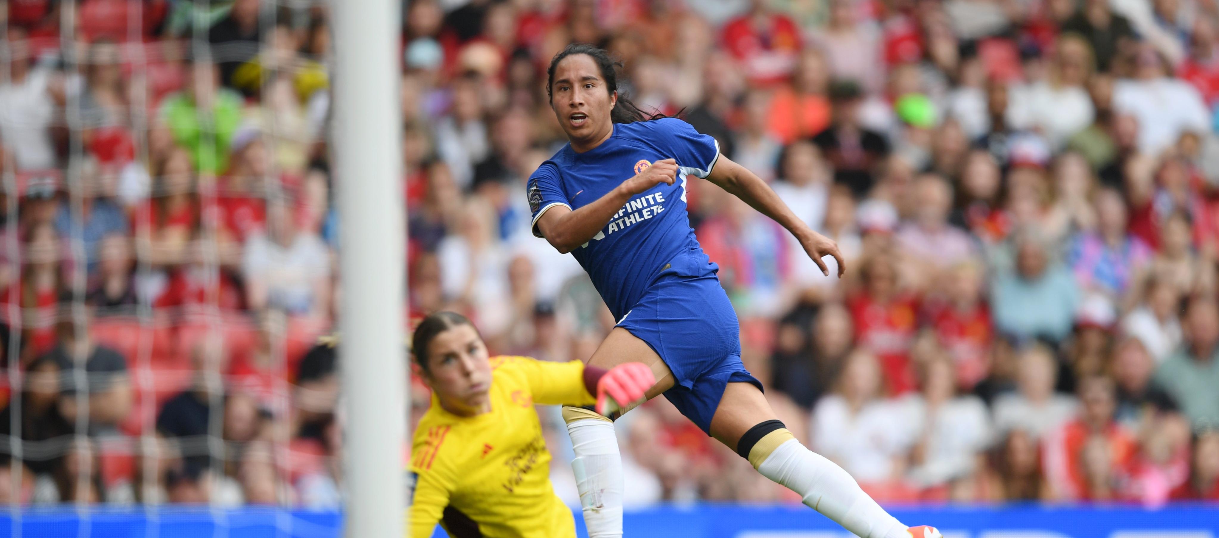 Mayra Ramírez terminó la liga con tres goles.