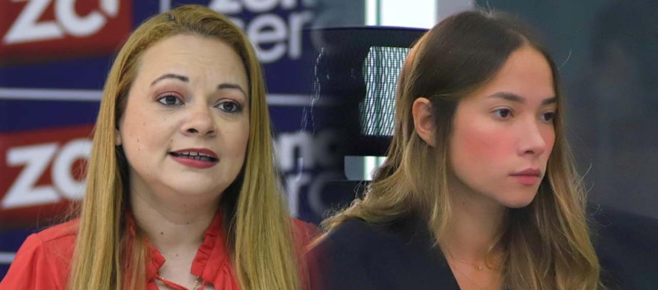 Diputadas Alejandra Moreno e Isabella Pulgar.