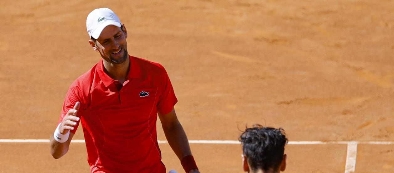 El serbio Novak Djokovic en Roma.