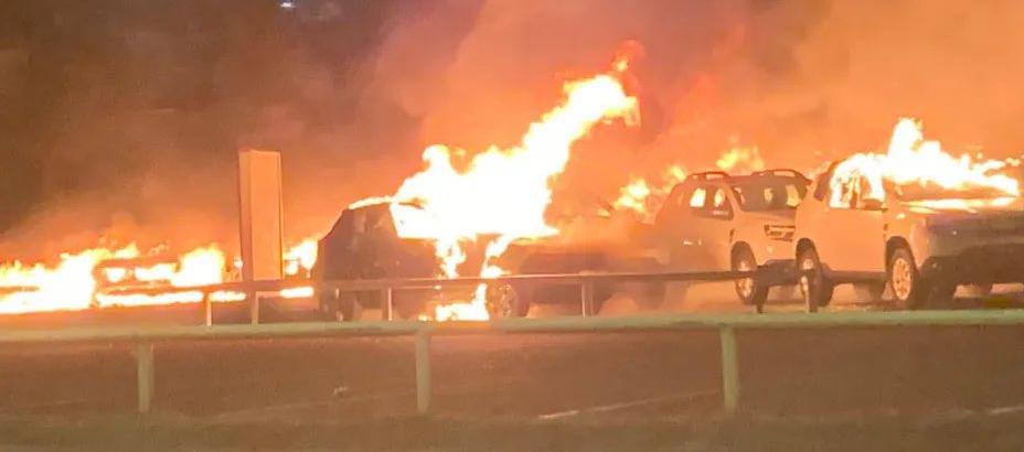 Imagen de los enfrentamientos.