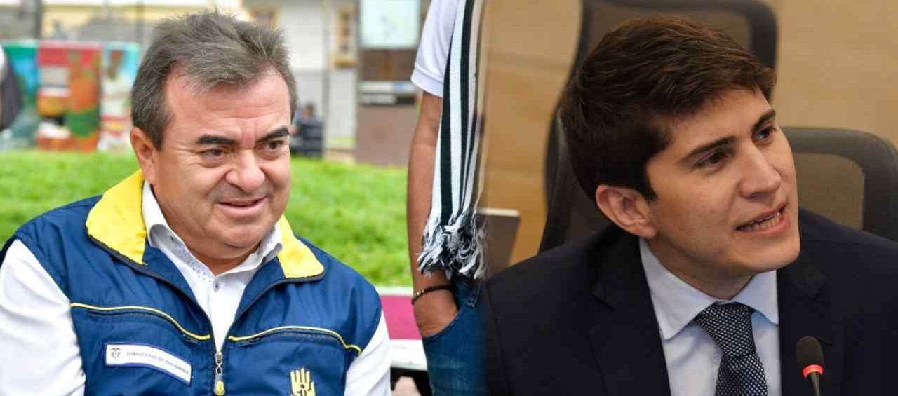 Olmedo López y Wadith Manzur.