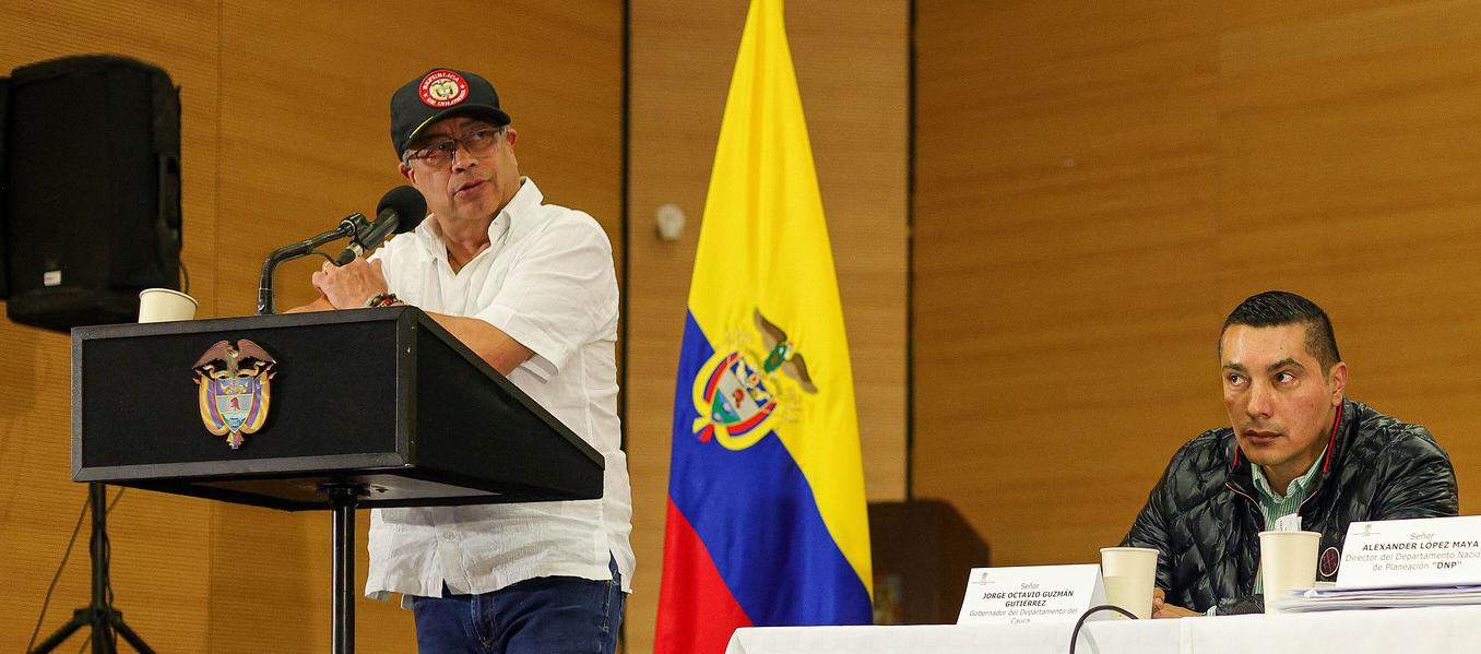 El Presidente Gustavo Petro.