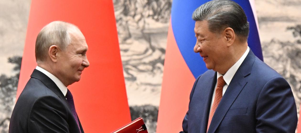 Vladimir Putin y Xi Jinping.