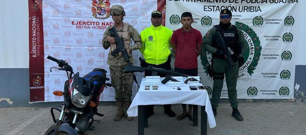 Raúl González Ipuana, capturado. . 