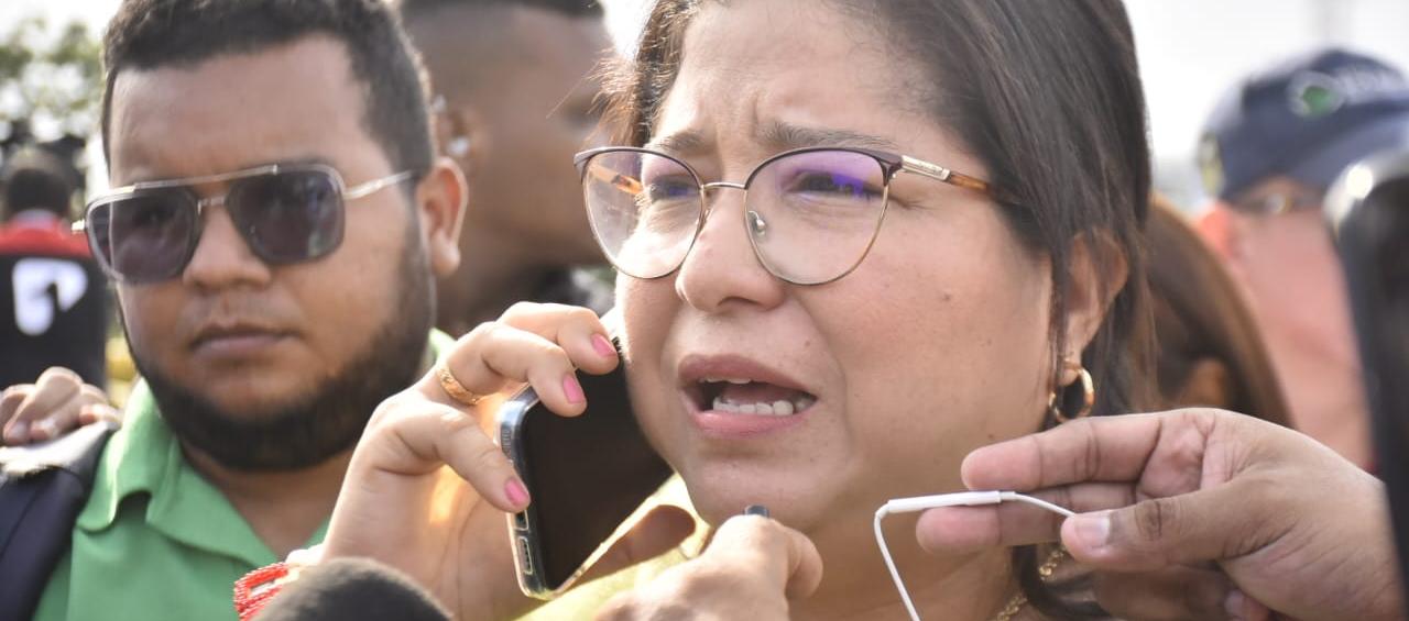 La Alcaldesa de Soledad, Alcira Sandoval.