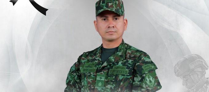 Soldado Jairo Urrego David. 