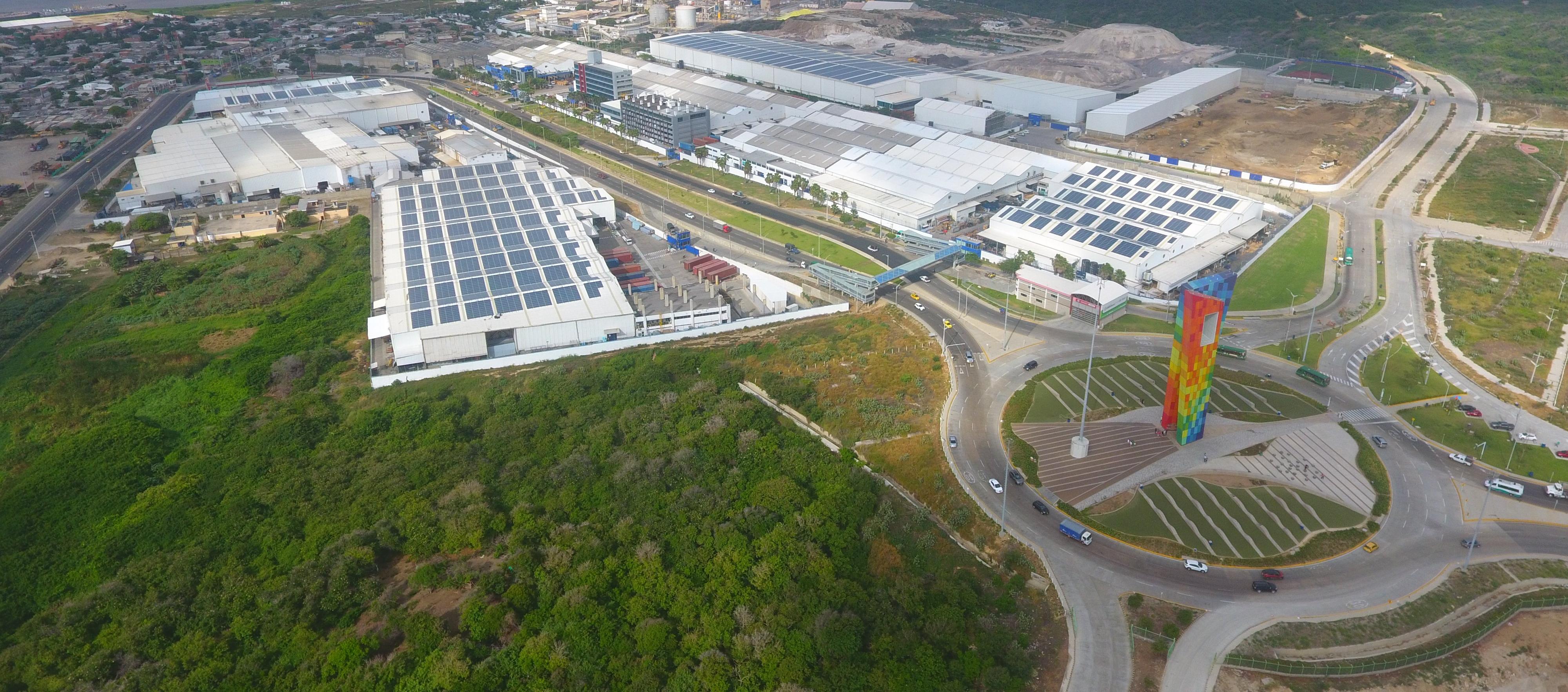 Planta de Tecnoglass.