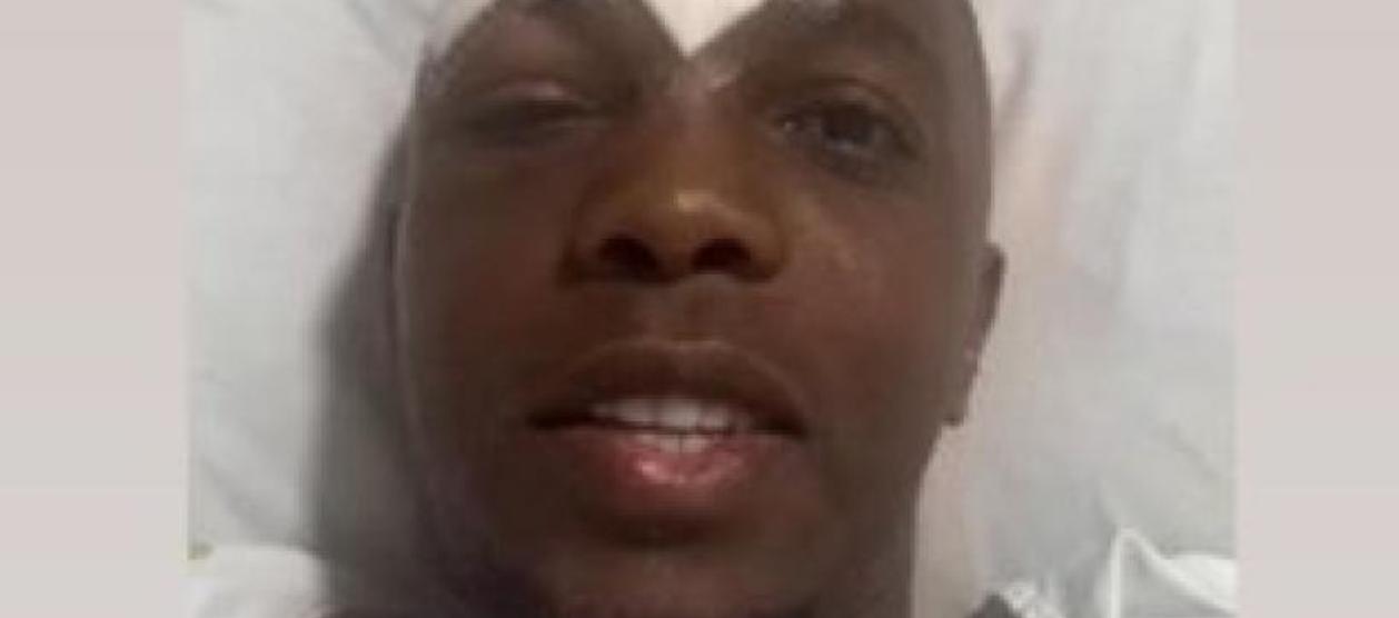 La imagen de Toloza en la clínica.