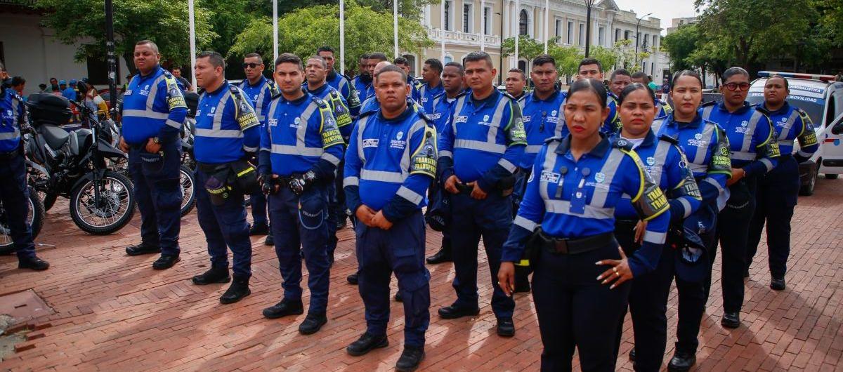 Los nuevos agentes para la Secretaría de Movilidad de Santa Marta