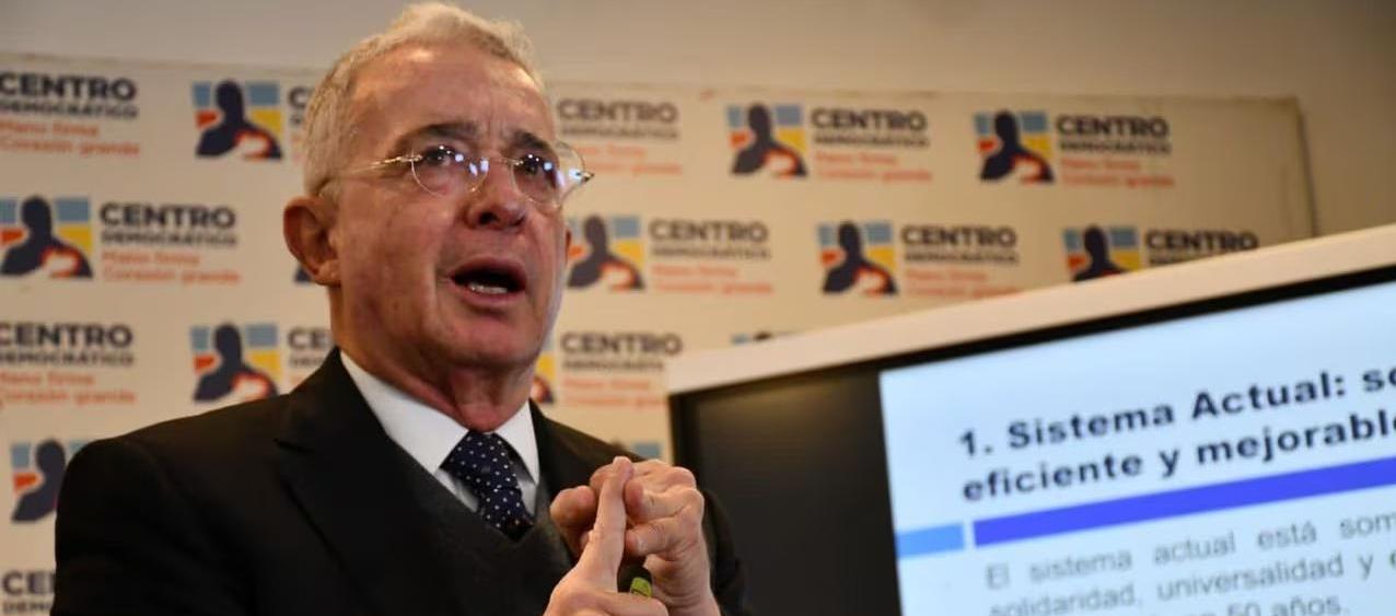 El expresidente Álvaro Uribe.