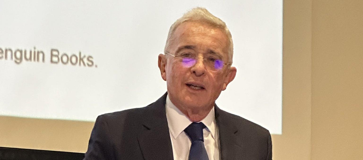 El expresidente Álvaro Uribe Vélez.