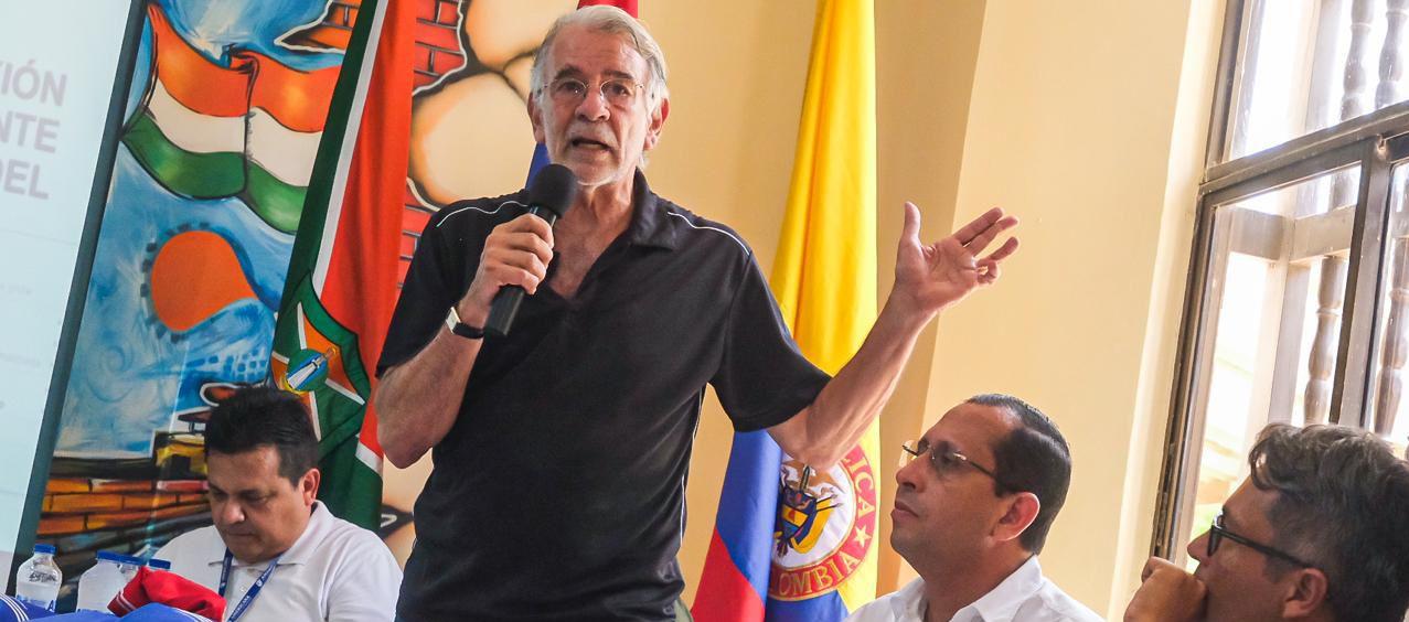 El Gobernador del Atlántico, Eduardo Verano.