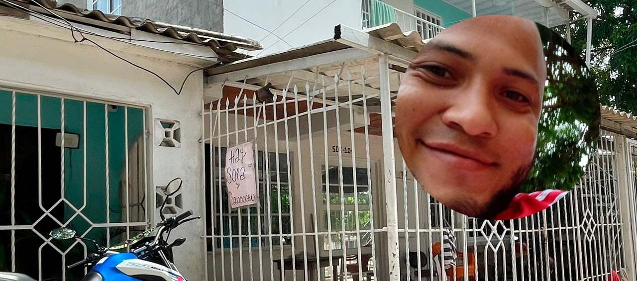 Vivienda donde se registró el ataque contra Wainer Alandete Guerra. 