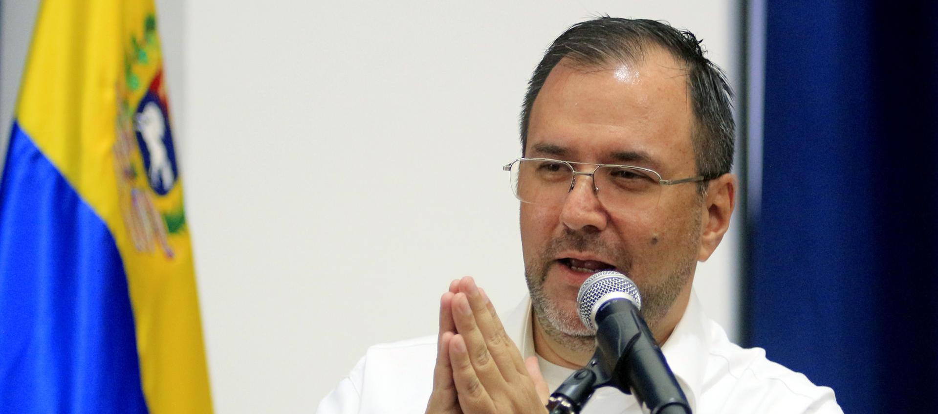 El ministro venezolano de Exteriores, Yván Gil Pinto.