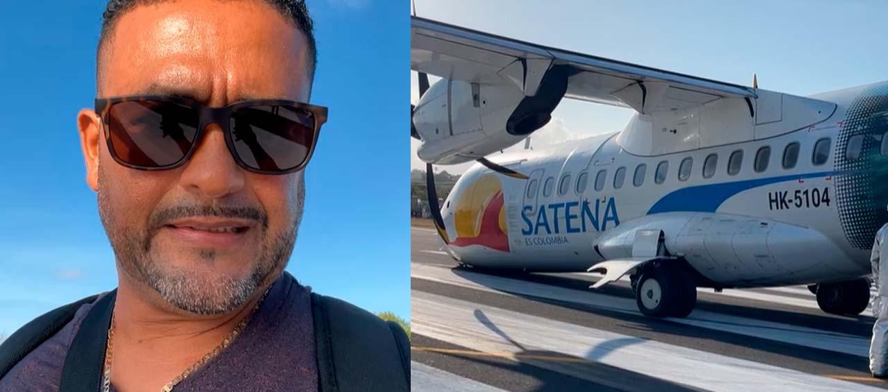 El músico y catedrático Johan Peñaloza iba en el avión de Satena que quedó en la pista de San Andrés