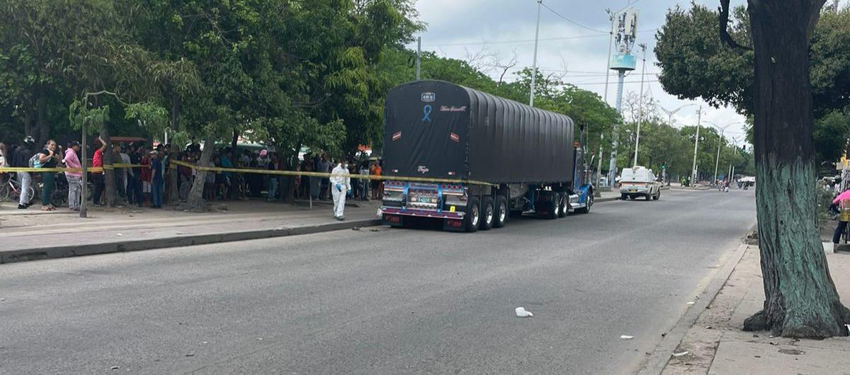 El sitio en el que ocurrió el accidente