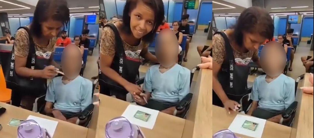 Erika de Souza llevó a su tío Paulo Roberto Braga, que acababa de fallecer