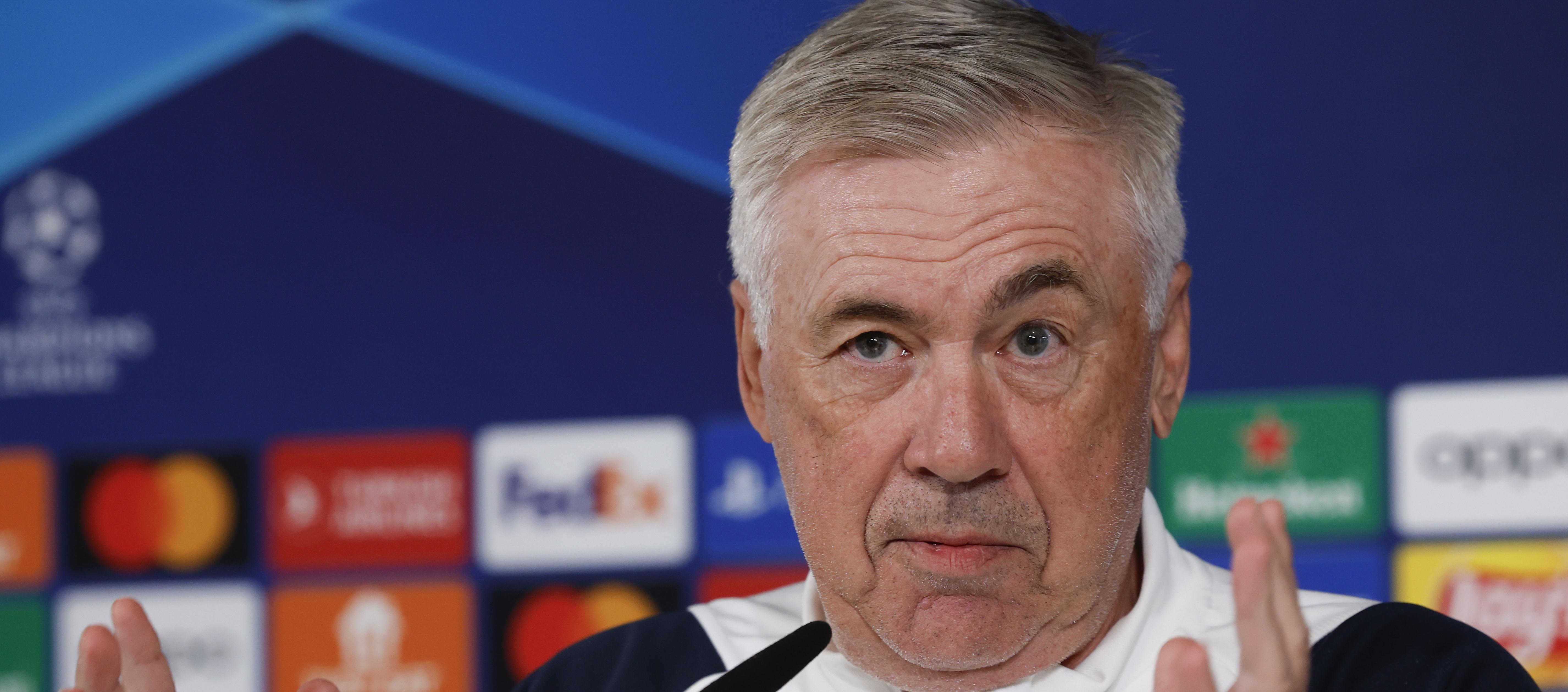 Carlo Ancelotti, entrenador del Real Madrid. 