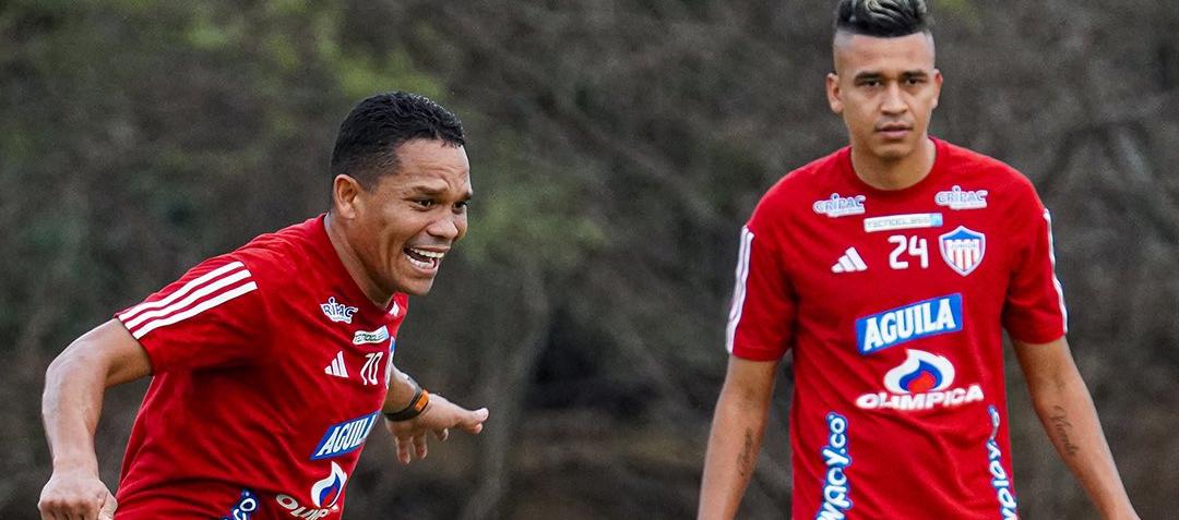 Carlos Bacca y Víctor Cantillo estarán en el onceno inicialista del Junior.