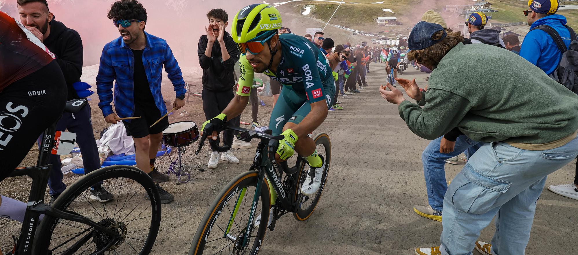 Daniel Felipe Martínez, ciclista colombiano del Bora Hansgrohe.