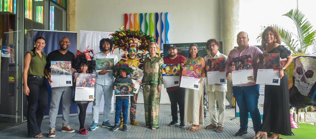 Presentación del calendario Carnaval de Barranquilla.
