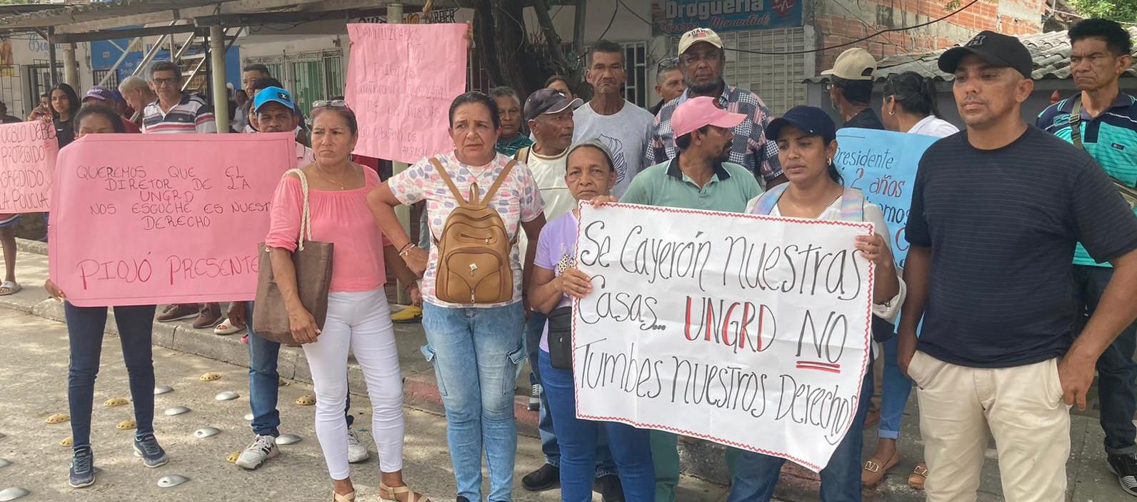 Damnificados de Piojó.