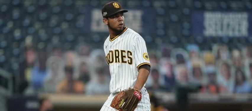 Luis Patiño, lanzador barranquillero de los Padres de San Diego. 