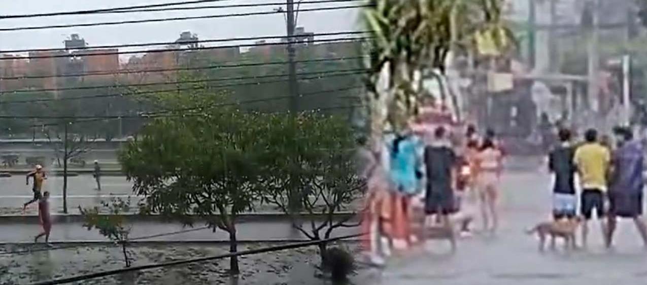 Enfrentamientos bajo la lluvia en Barranquilla y Soledad.