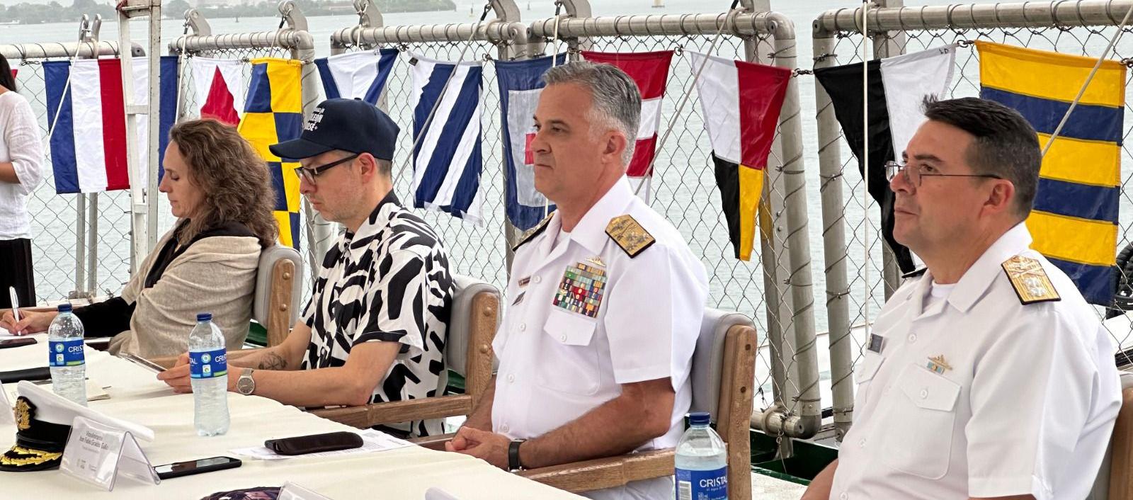El ministro de Cultura, Juan David Correa, presidió el lanzamiento del proyecto `Hacia el corazón del galeón San José