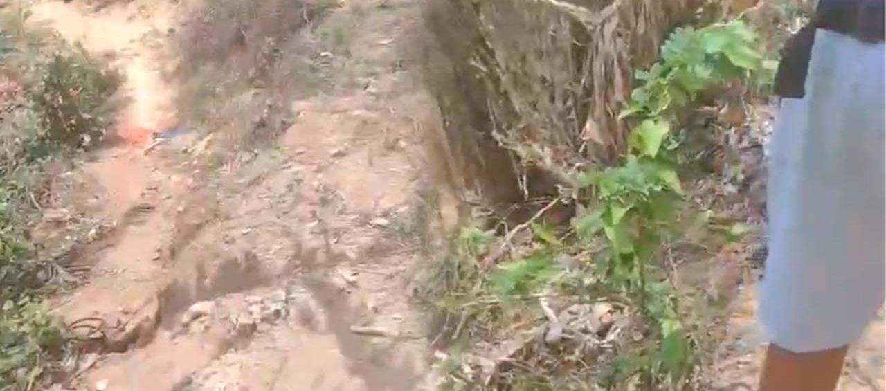 Zona enmontada de la carrera 1A #11B. 