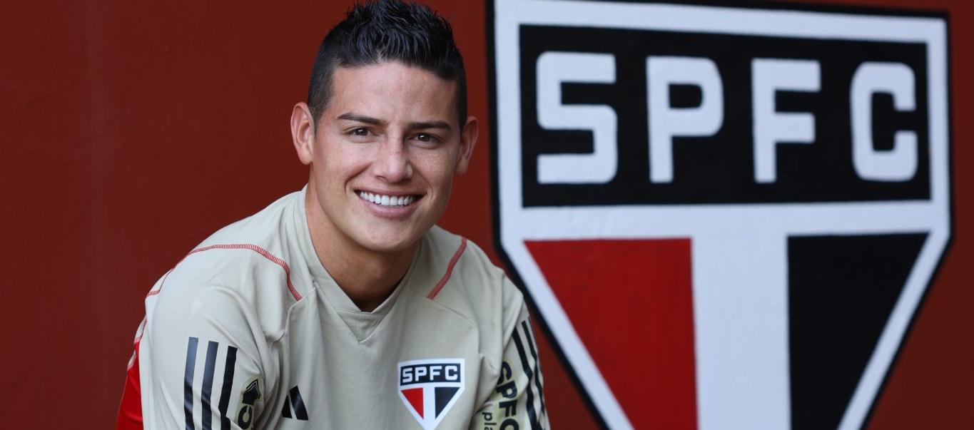 James Rodríguez tiene contrato con el Sao Paulo hasta junio de 2025.