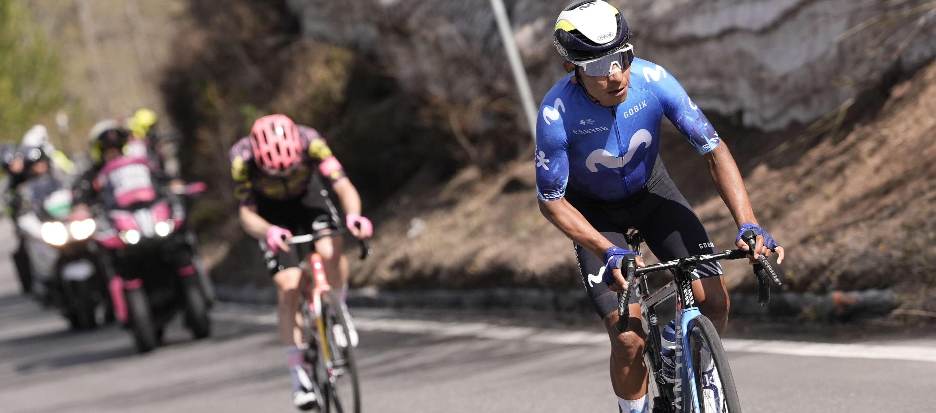 Nairo Quintana saltó del puesto 28 al 22 en la clasificación general. 