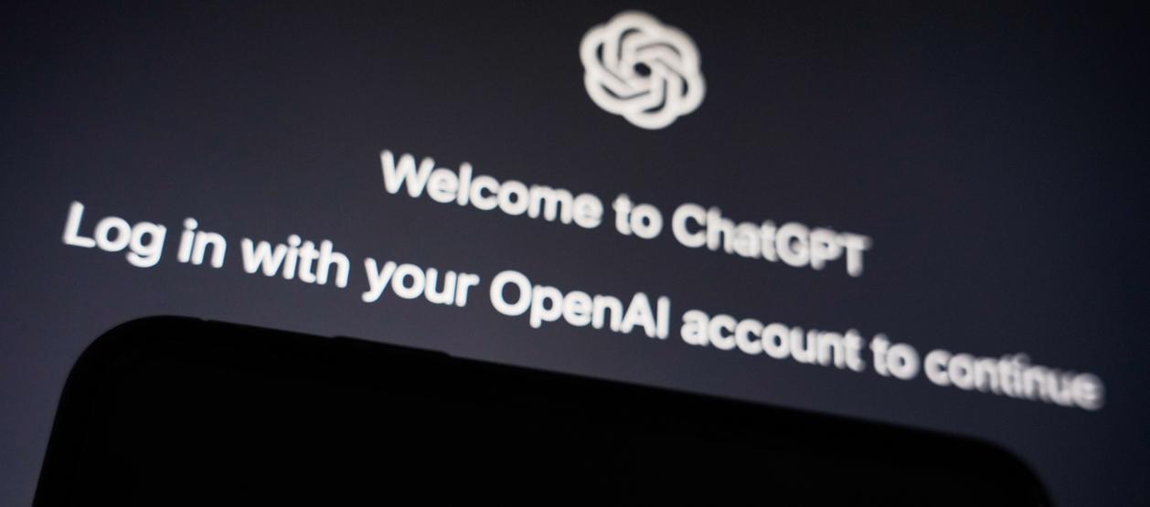 Página de inicio de sesión de ChatGPT.
