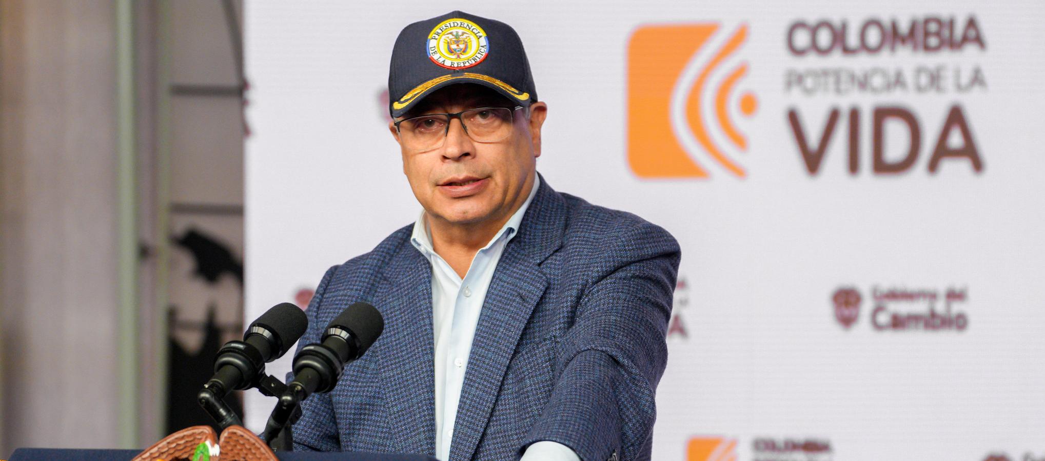 El Presidente Gustavo Petro.