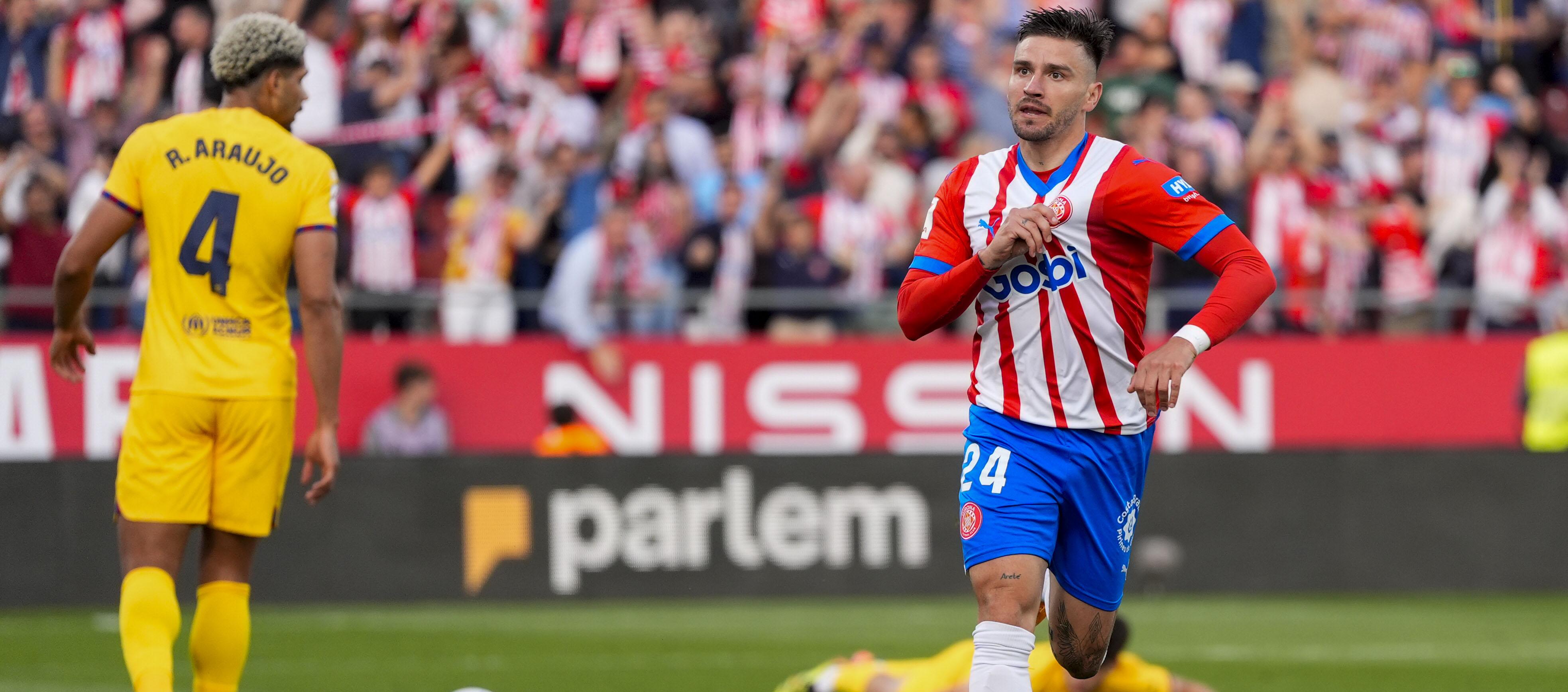 Portu marcó dos goles para la victoria del Girona. 