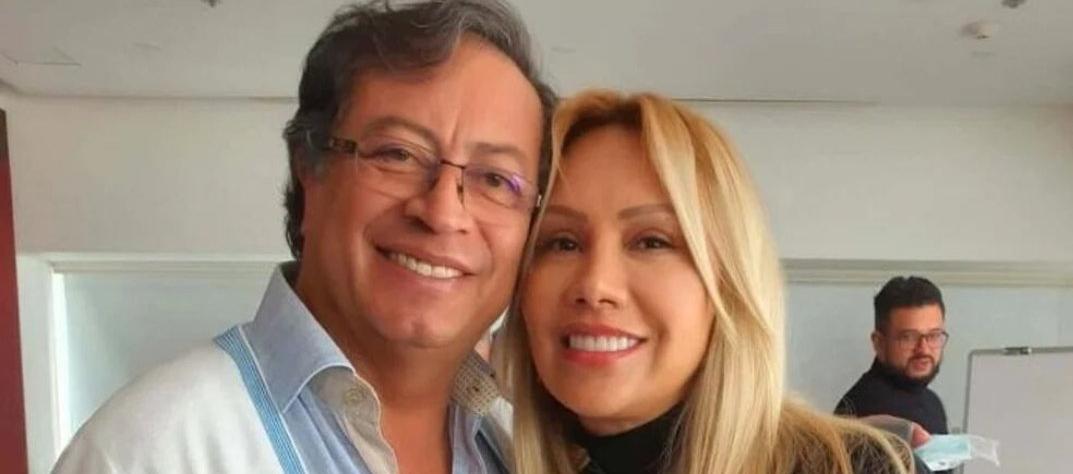 Sandra Ortiz, Consejera Presidencial para las Regiones, en una foto de archivo junto al Presidente Gustavo Petro