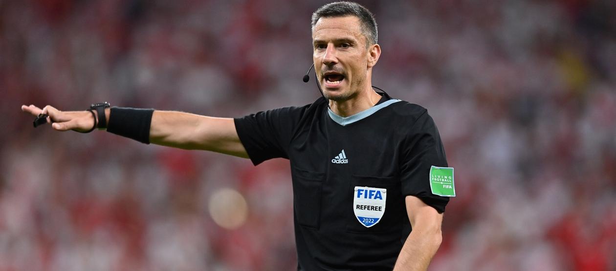 Vincic dirigió al Dortmund en el partido de vuelta por los cuartos de final contra el Atlético de Madrid.  