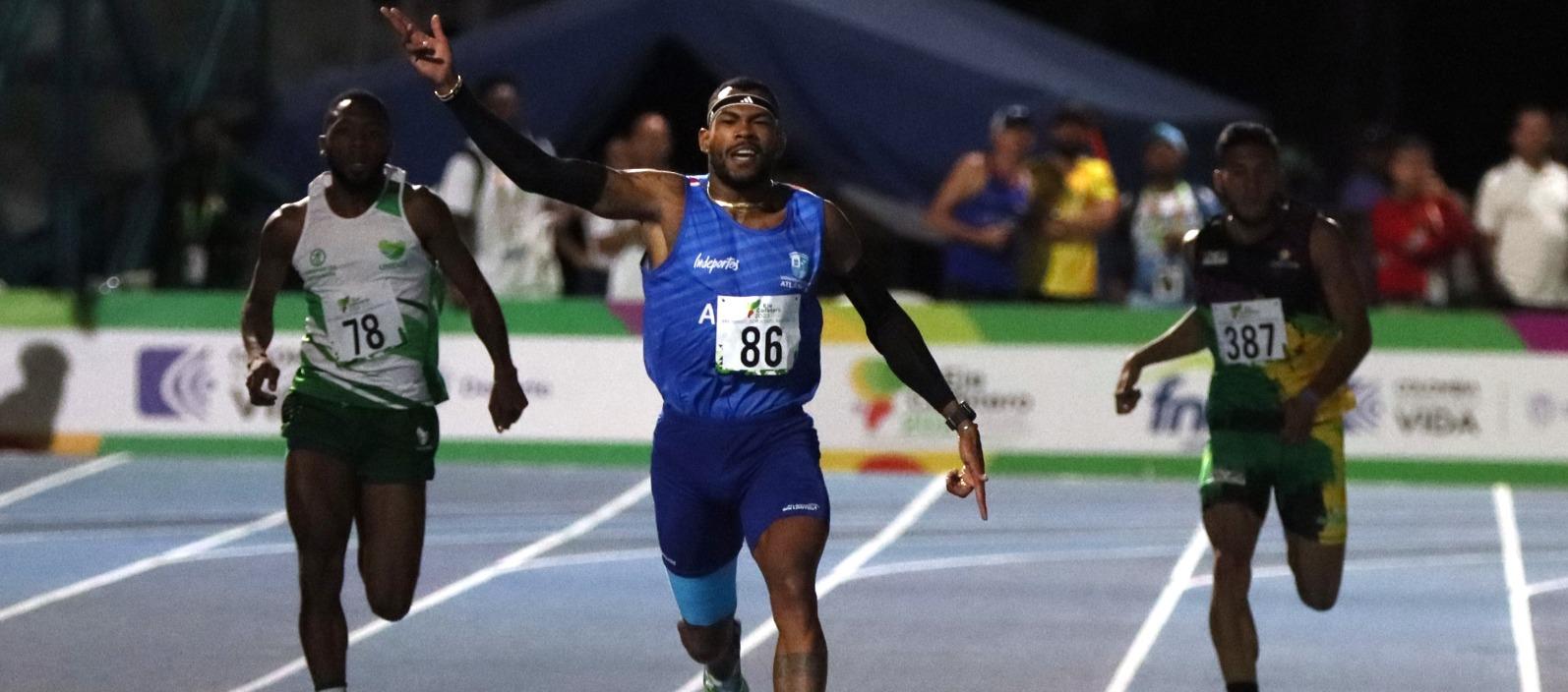Anthony Zambrano durante una competencia en los pasados Juegos Nacionales. 