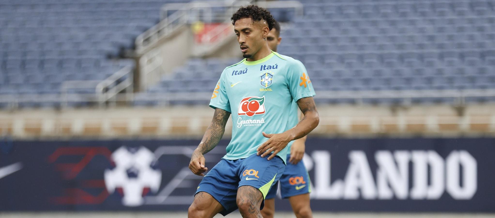 Raphinha, delantero del Barcelona y de la selección brasileña. 