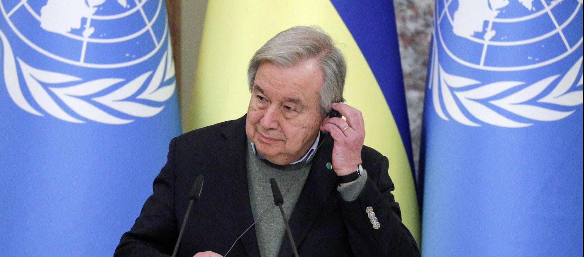 El secretario general de la ONU, António Guterres.