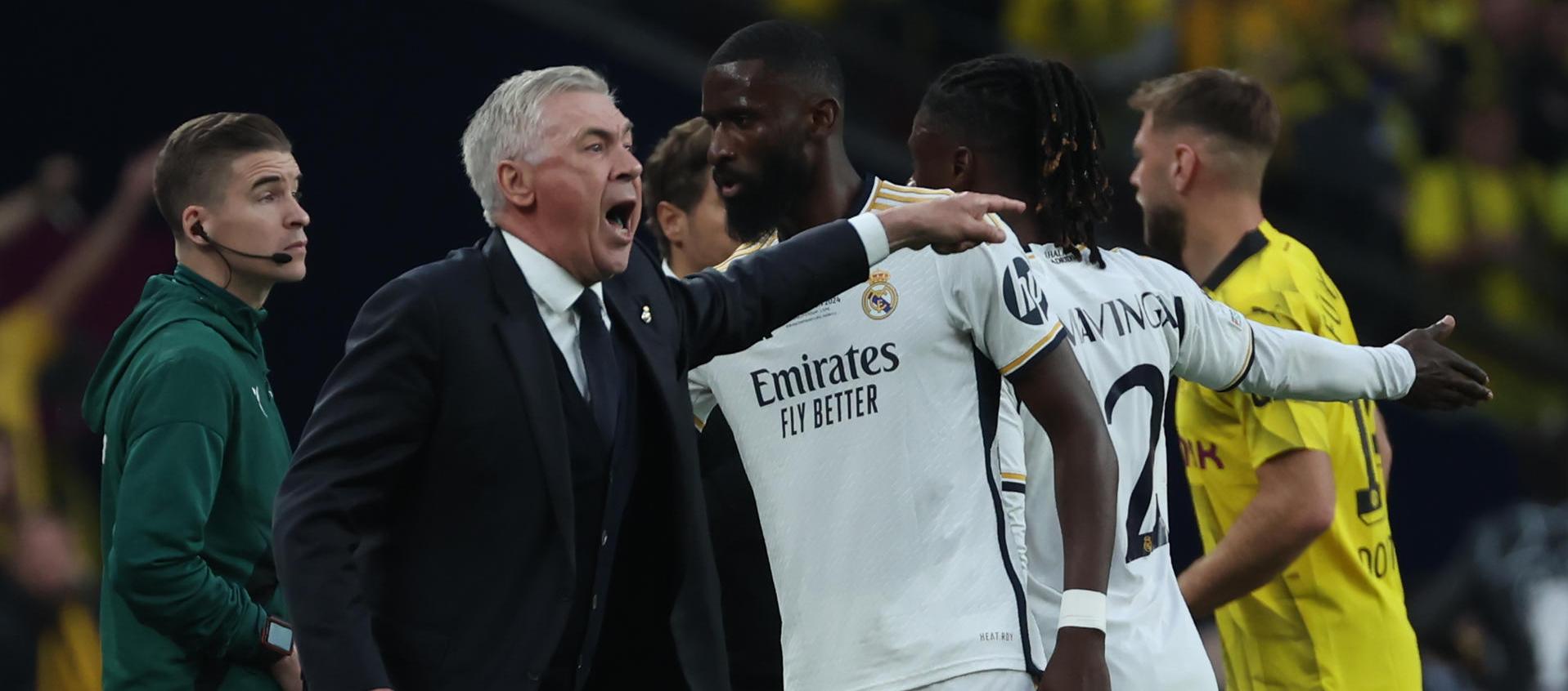 Carlo Ancelotti, técnico del Real Madrid.